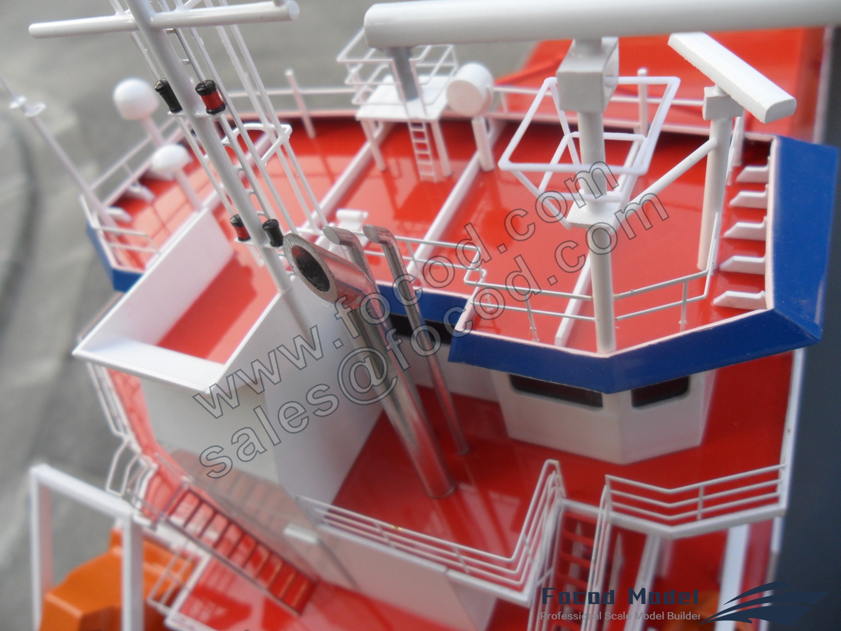 custom made model of 118m General Cargo vessel